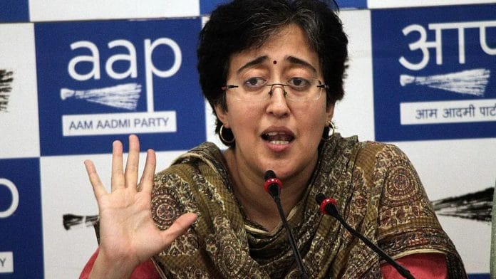 File photo of AAP MLA Atishi | ANI