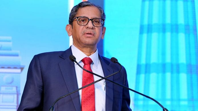 File photo of Chief Justice of India (CJI) N.V. Ramana | ANI