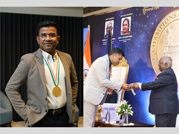 Dr Sukanta Kumar Jena, CEO of Inovaantage felicitated with 'Champions of Change' Telengana Award 2021