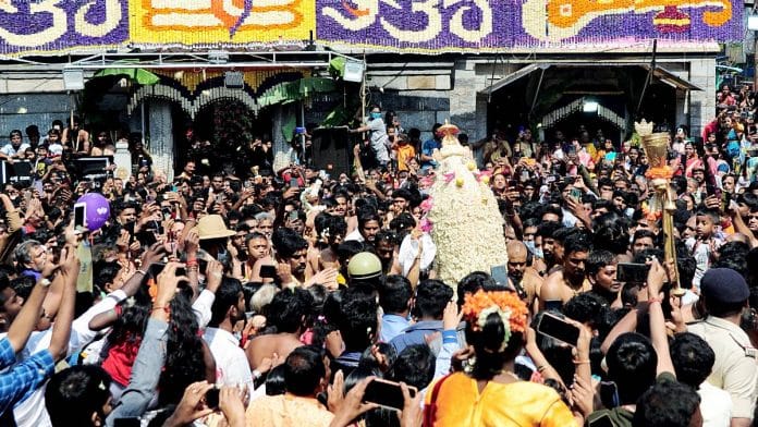 Devotees participate in the just-concluded Karaga festival | ANI