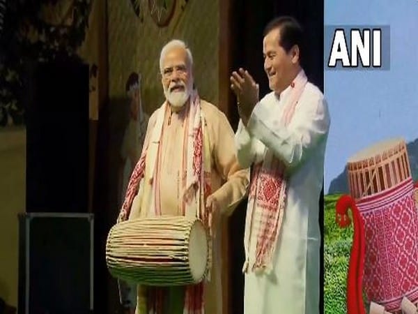 PM Modi tried his hands at multiple musical instruments during Rongali Bihu event