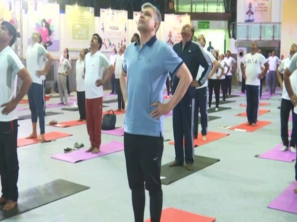 Ashwini Vaishnaw takes part in countdown event for Yoga Day