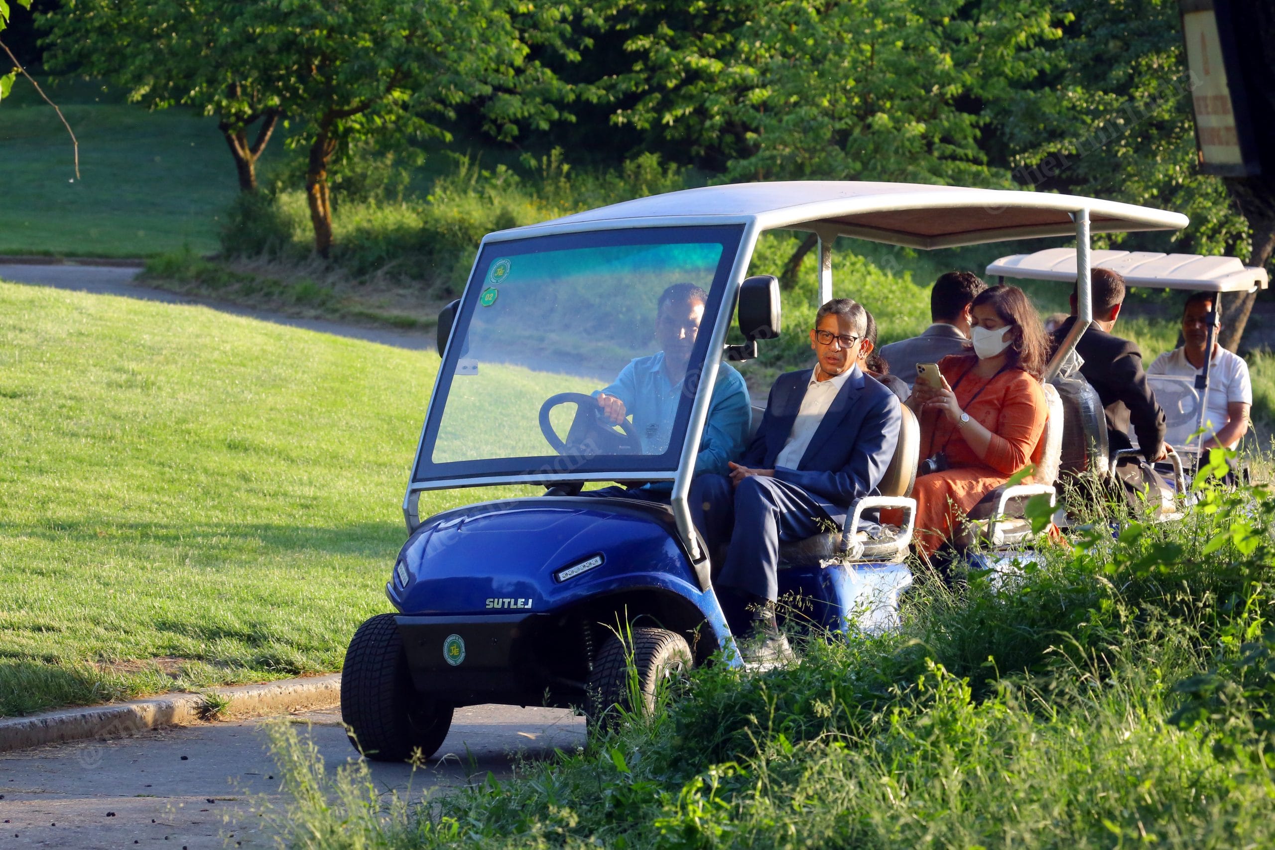 CJI Ramana at the Royal Springs Golf Course in Srinagar | Photo: Praveen Jain | ThePrint