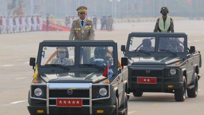 File photo of Gen Min Aung Hlaing, head of Myanmar's military junta | Wikimedia Commons