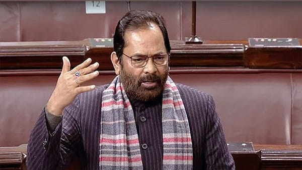 Minority Affairs minister Naqvi not on BJP's Rajya Sabha list, likely to contest Lok Sabha bypoll