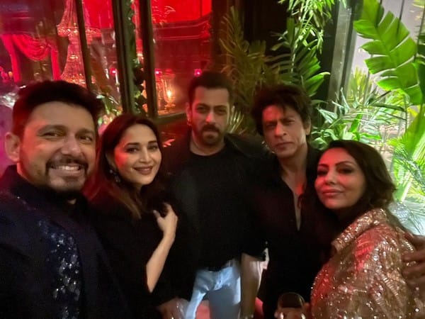 Salman, Shah Rukh, Madhuri Dixit ooze stardom in selfie frame