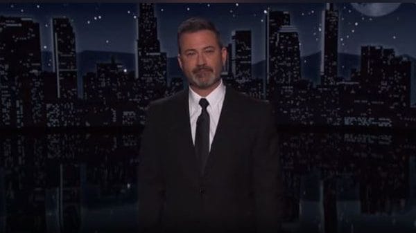 Jimmy Kimmel tearfully addresses Texas school shooting incident