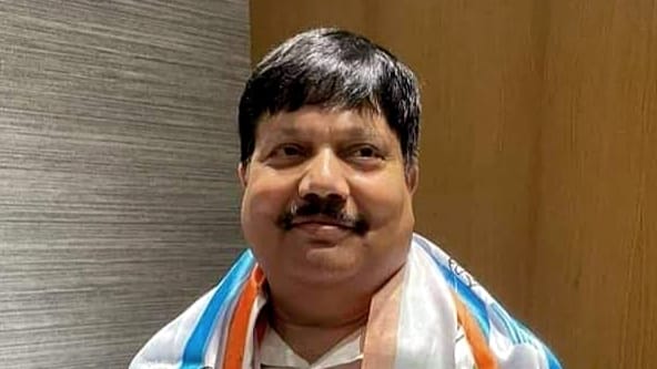 MP Arjun Singh joins TMC in Kolkata on 22 May 2022 | ANI Photo