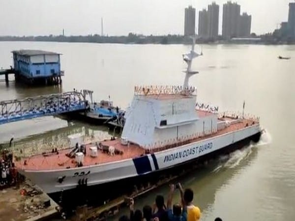 Indian Coast Guard launches Fast Patrol Vessel Kamla Devi 