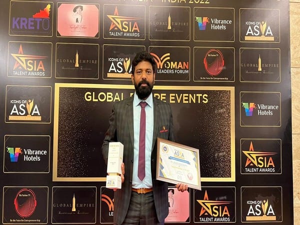 Mukka Obul Reddy honoured with the Icons of Asia Award for Young Entrepreneur of the Year 2022