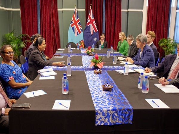 Australian Foreign Minister Penny Wong visits Fiji as western countries vie to sway island nation