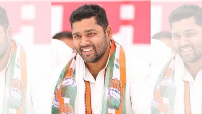 File photo of Rajasthan minister Ashok Chandna | Twitter | @AshokChandnaINC