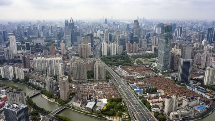 Vehicles travel along near-empty roads during a lockdown due to Covid in Shanghai, China | Representational image | Bloomberg