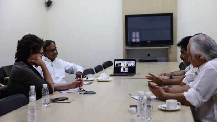 Meeting of Task Force 2024 at Congress HQ today | ThePrint photo