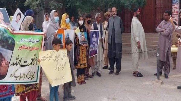 Protest held in Turbat against enforced disappearances of Baloch students in Pakistan