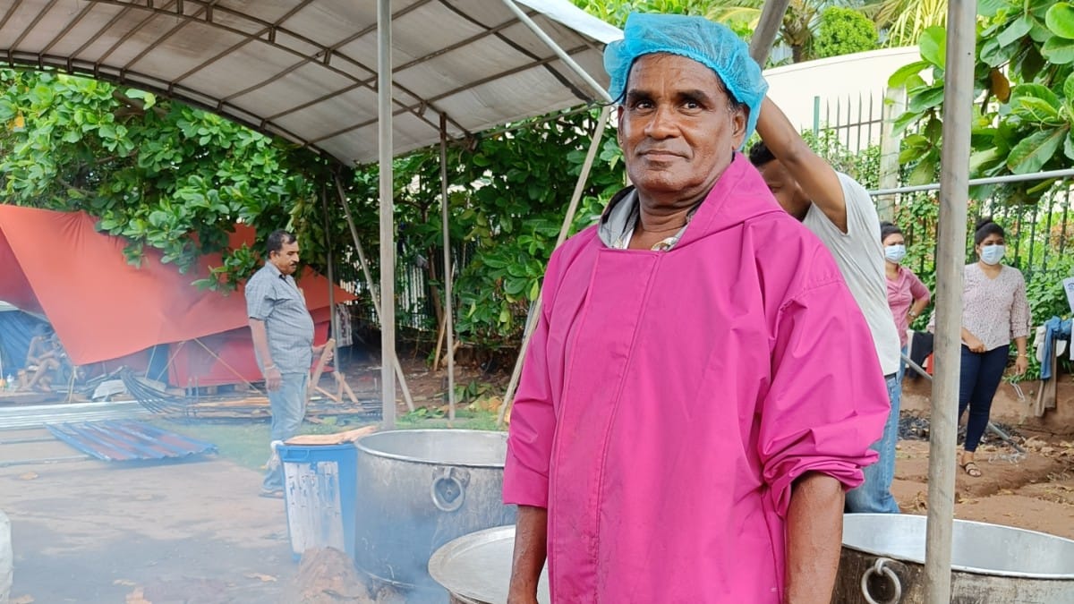 M.L.T. Joseph at the protest village | Photo: Sowmiya Ashok | ThePrint