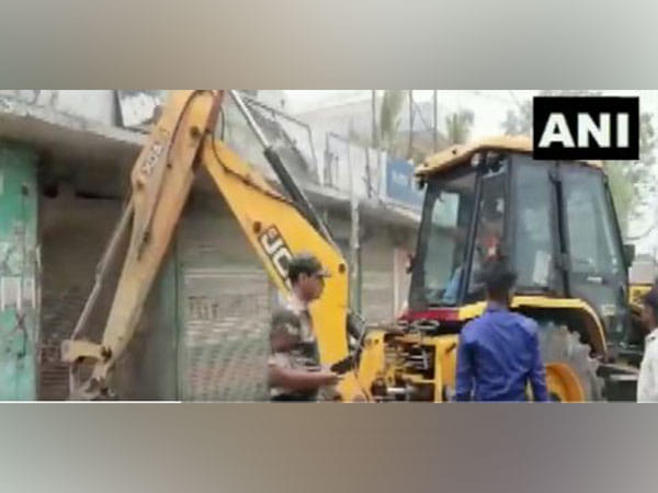 UP: Bulldozers raze illegal properties of Kanpur-based man booked in several cases of murder, loot, extortion
