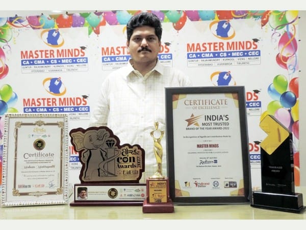 Masterminds for CA strike hat-trick, bag three prestigious awards for contribution in the field of commerce education in India