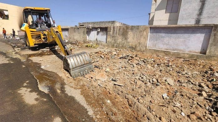Representational image of a JCB during a demolition drive | Photo: ANI