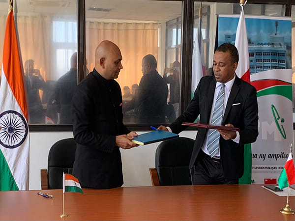 India, Madagascar sign MoU to explore co-production of TV programmes