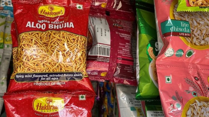 Representational image | Haldiram's aloo bhujia | Bloomberg Photo