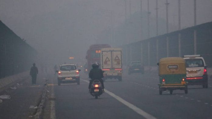 File photo of smog in Delhi | Suraj Singh Bisht | ThePrint