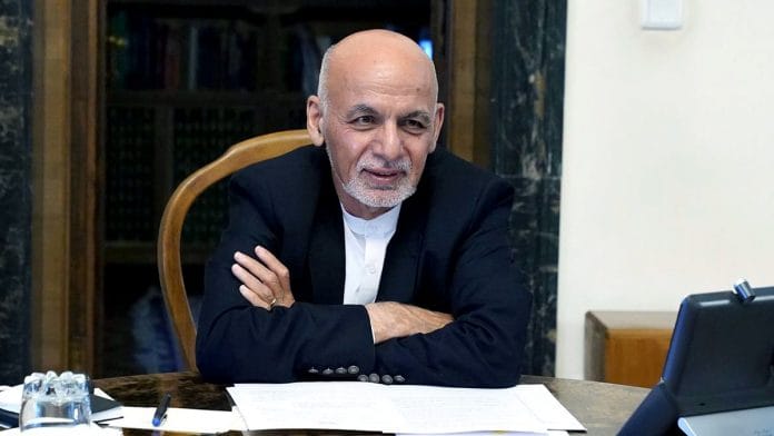 Former Afghan President Ashraf Ghani in Kabul, 14 August, 2021 | Credits: ANI Photo