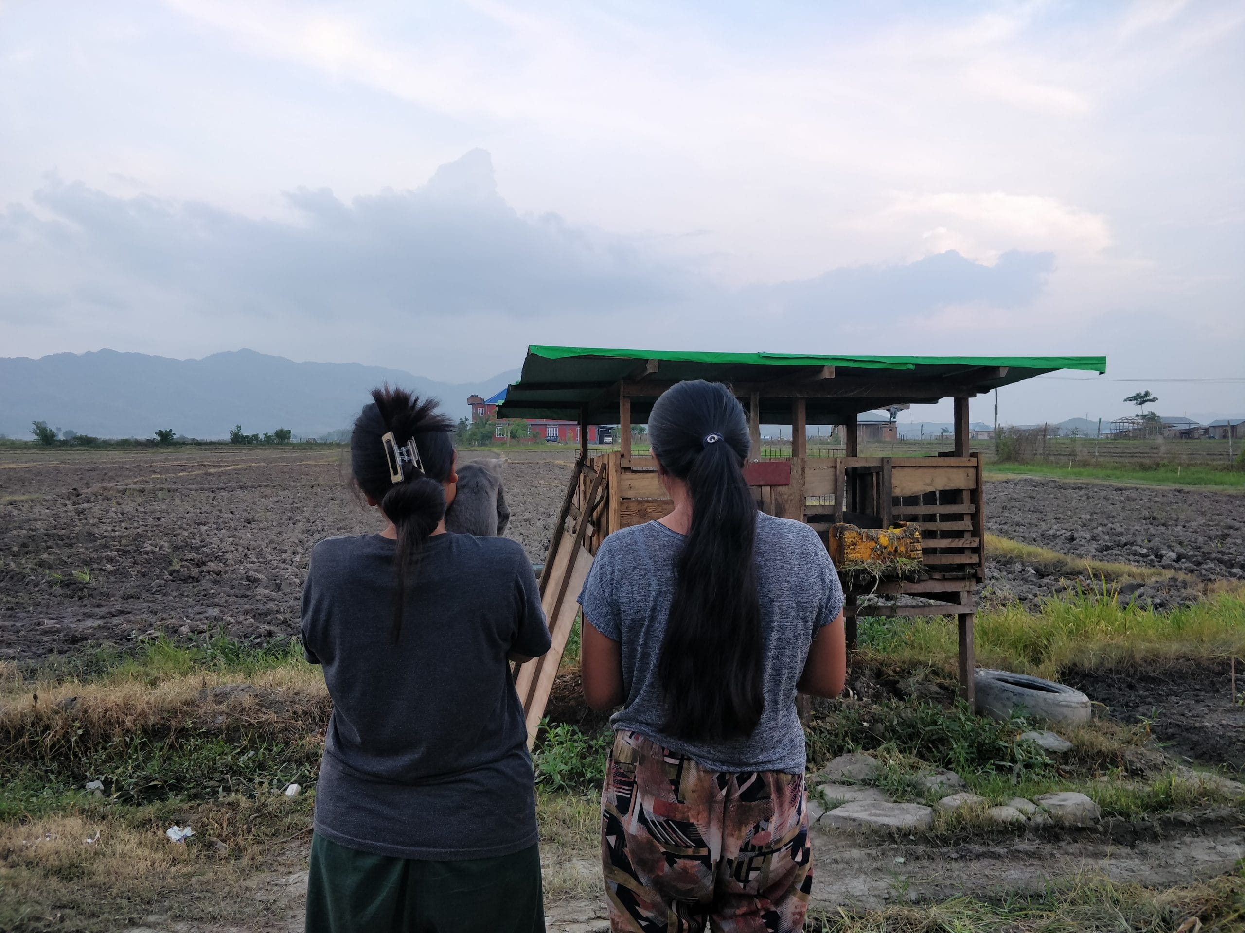 Mary and Olivia in Churachandpur (names changed to protect their identity). | Photo Credit: Sonal Matharu