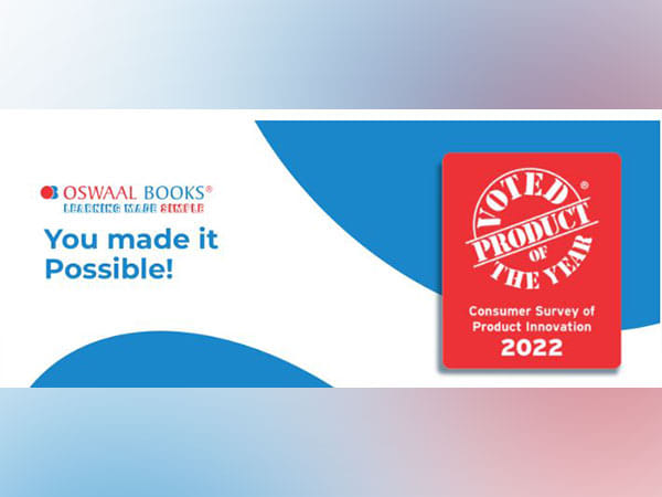 Oswaal CBSE ICSE Question Banks awarded with 'Product of the Year 2022', as per Nielsen Nation Wide Survey