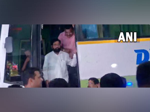 Maharashtra political crisis: Eknath Shinde with 33 Sena MLAs, 7 Independents leave Gujarat for Assam