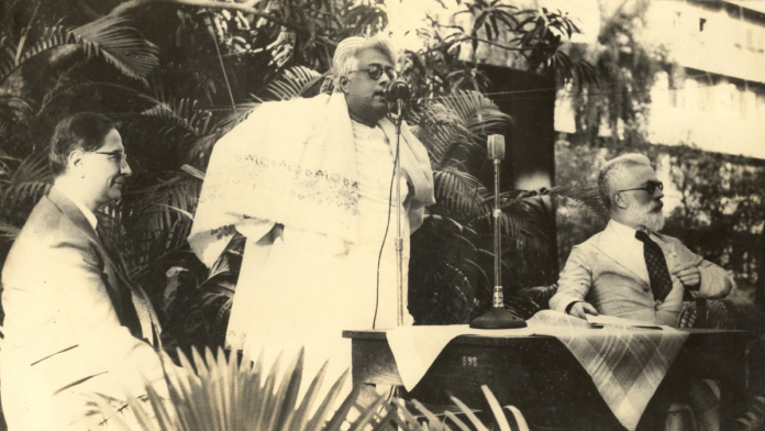 File photo of P.C. Mahalanobis, Satyendra Nath Bose and Ronald Fisherft | Wikimedia Commons