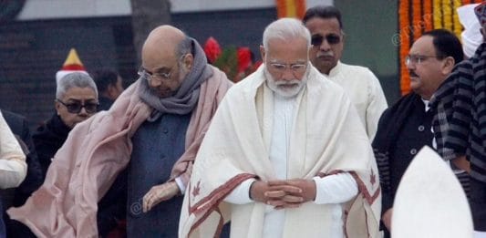 File photo of PM Modi and Home Minister Amit Shah | Photo: Praveen Jain | ThePrint