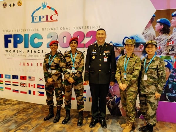 Indian women soldiers participate in 'Women Peace and Security Seminar' in Mongolia