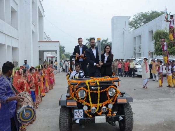 Uttar Pradesh: Chess Olympiad Torch relay reaches Ayodhya