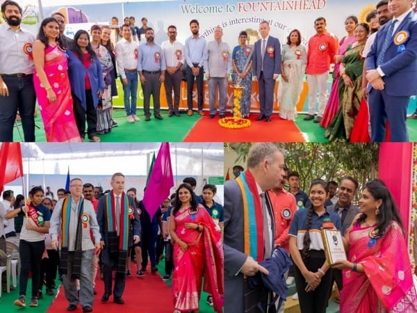 Hyderabad's Fountainhead Global School and Junior College celebrates Global Parents Day in presence of UK Diplomats