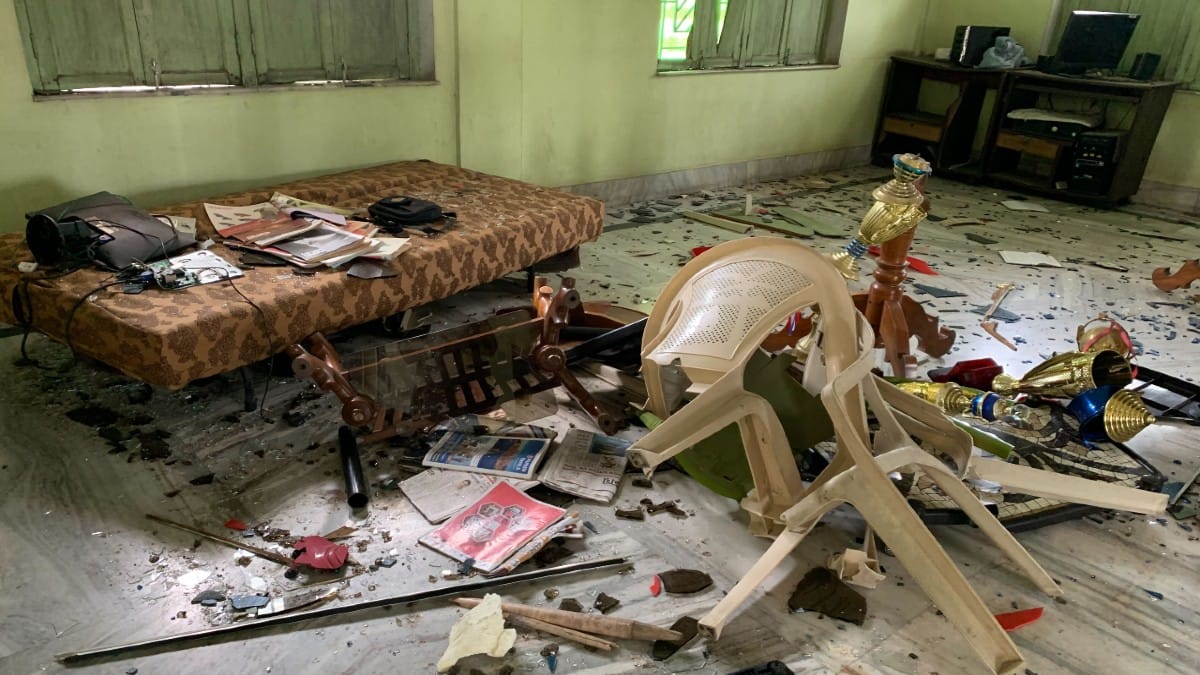 Premises of Netaji Sangha club in Panchla vandalised | Sreyashi Dey | ThePrint