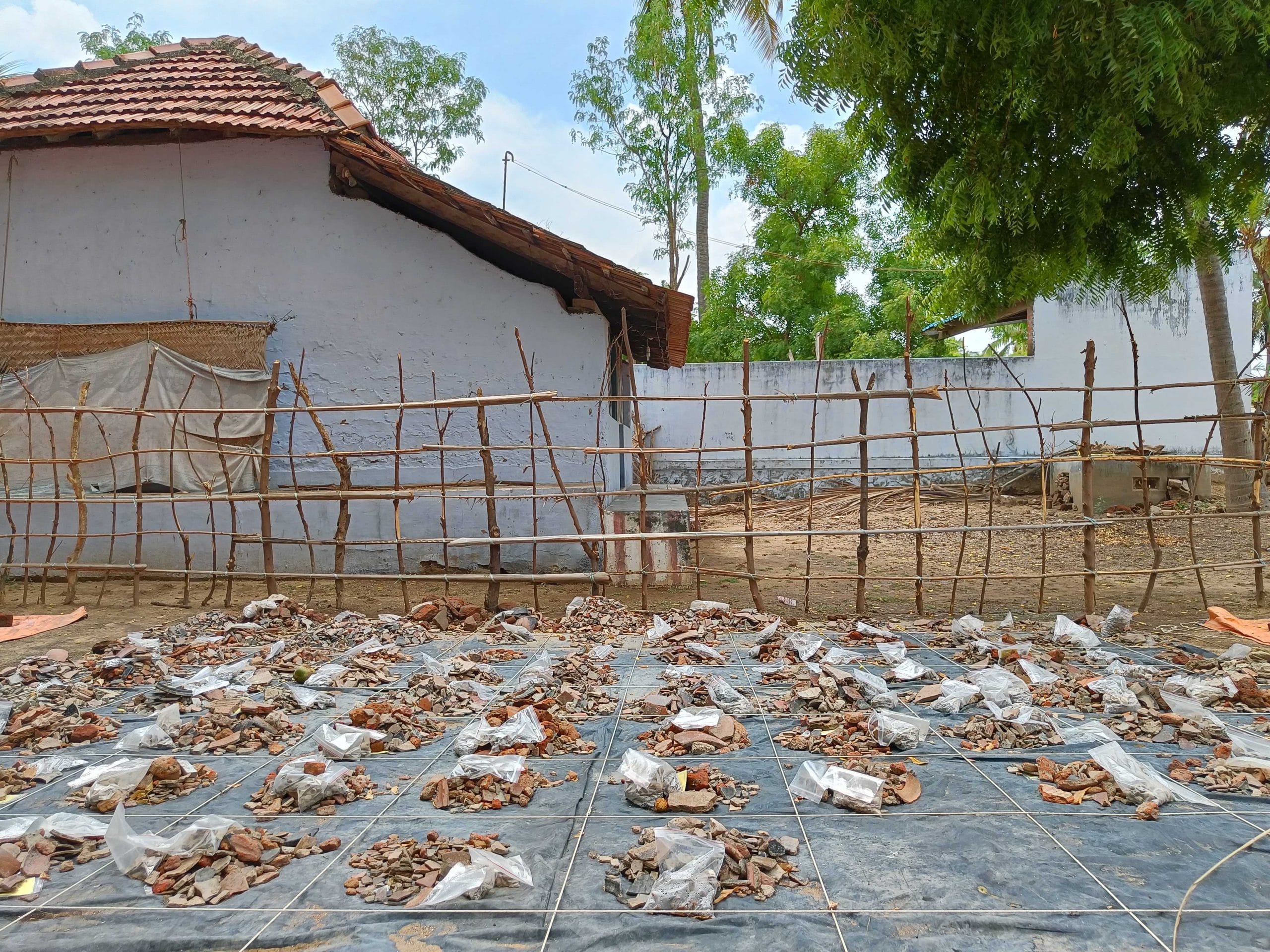 Pottery yard at Korkai archaeological site. | Photo Credit: Sowmiya Ashok