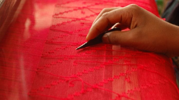 Making of a Jamdani saree | Wikipedia Commons