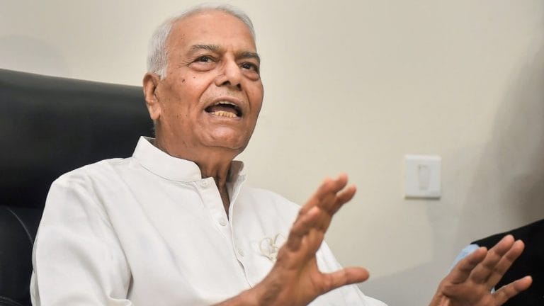 Choice is ‘bulldozer raj’ or Constitution, says opposition presidential candidate Yashwant Sinha