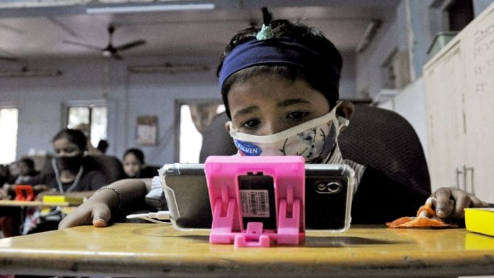 Representational image of a child using a phone | ANI