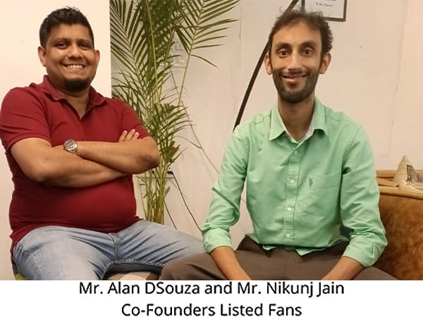 Listed fans raises funding of USD 1.6 m led by Whiteboard Capital and Good Water Capital partners to tokenize human capital