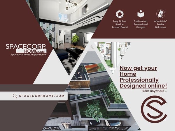 Online architectural and interior design platform SpacecorpHome successfully completed 600 projects