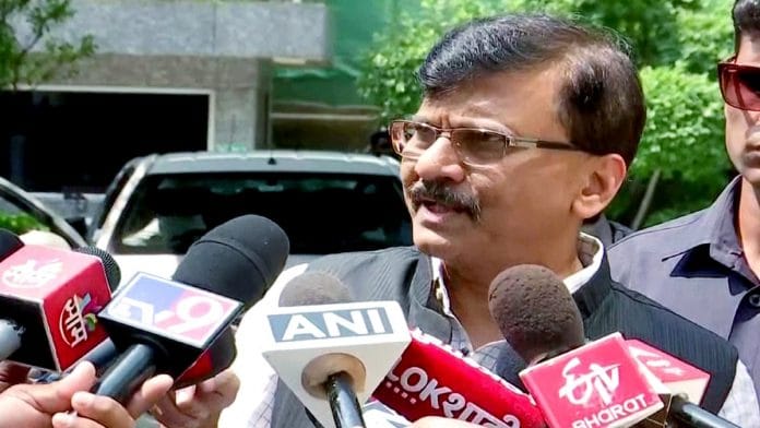 File photo of Shiv Sena leader Sanjay Raut | ANI