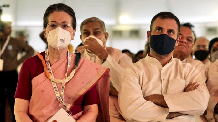 Congress interim president Sonia Gandhi and MP Rahul Gandhi | ANI File Photo