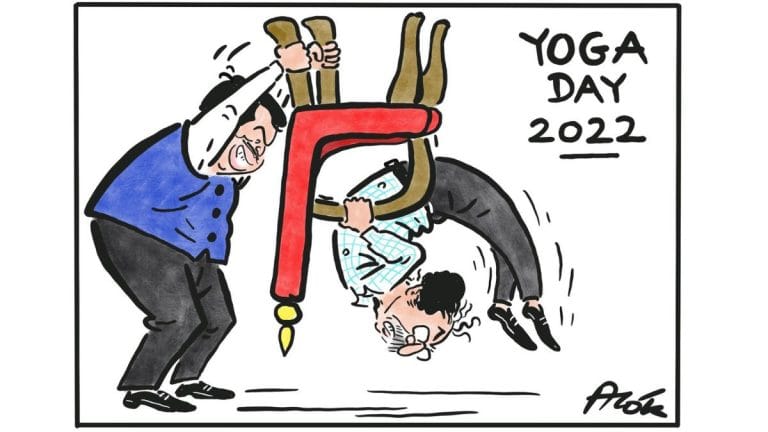 Yoga Day powerplay in Maharashtra and how Modi govt is struggling with ‘Agnipathasan’