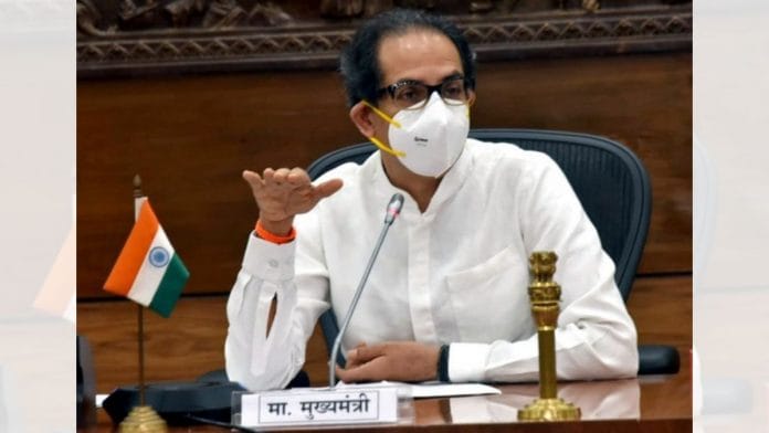 File photo of Maharashtra Chief Minister Uddhav Thackeray | Photo: ANI