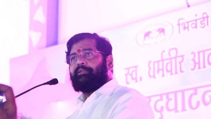 File image of senior Shiv Sena leader and Maharashtra minister Eknath Shinde | Twitter/@mieknathshindeFile image of senior Shiv Sena leader and Maharashtra minister Eknath Shinde | Twitter/@mieknathshinde