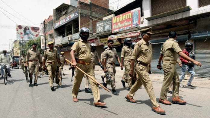 Police in Prayagraj, UP | ANI Photo