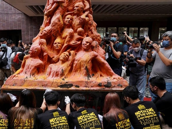 Tiananmen Square's 'Pillar of Shame' statue replica to be unveiled in Taiwan
