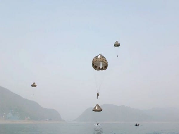 Indian Army, Airforce carry out Aerial Insertion, Water Parachute Jumps Exercise in Himachal 